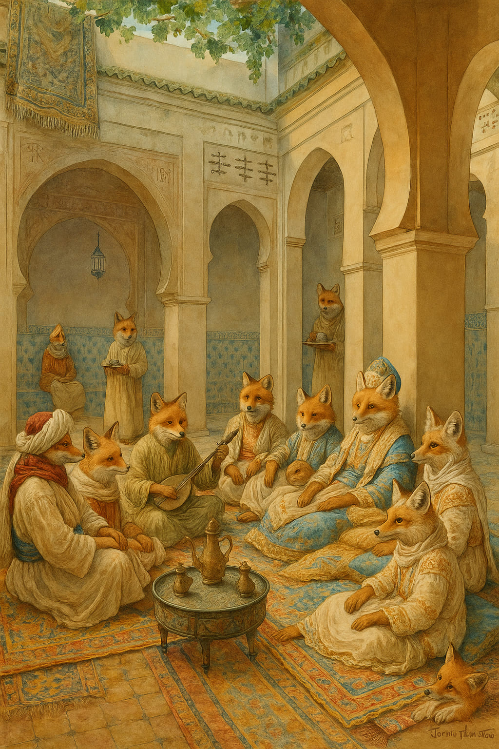 Version renard du tableau